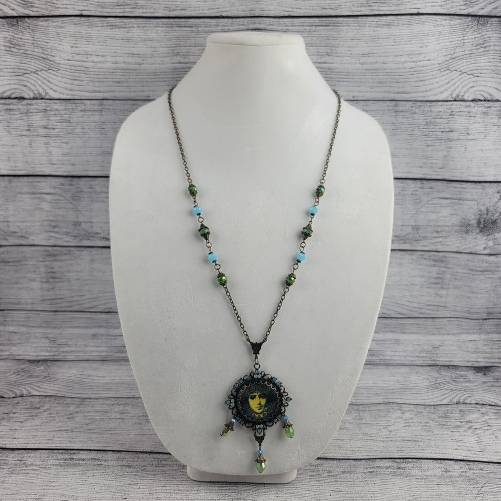 Forest Maiden Cameo Necklace